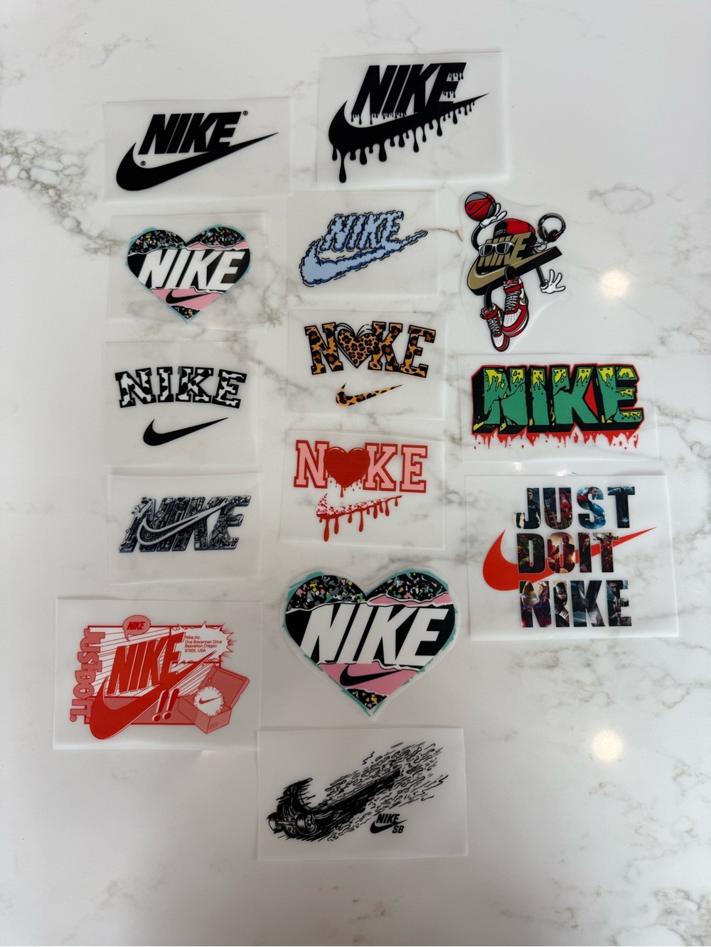 Misc. Hand Crafted DTF prints. These are all hat sizes.
